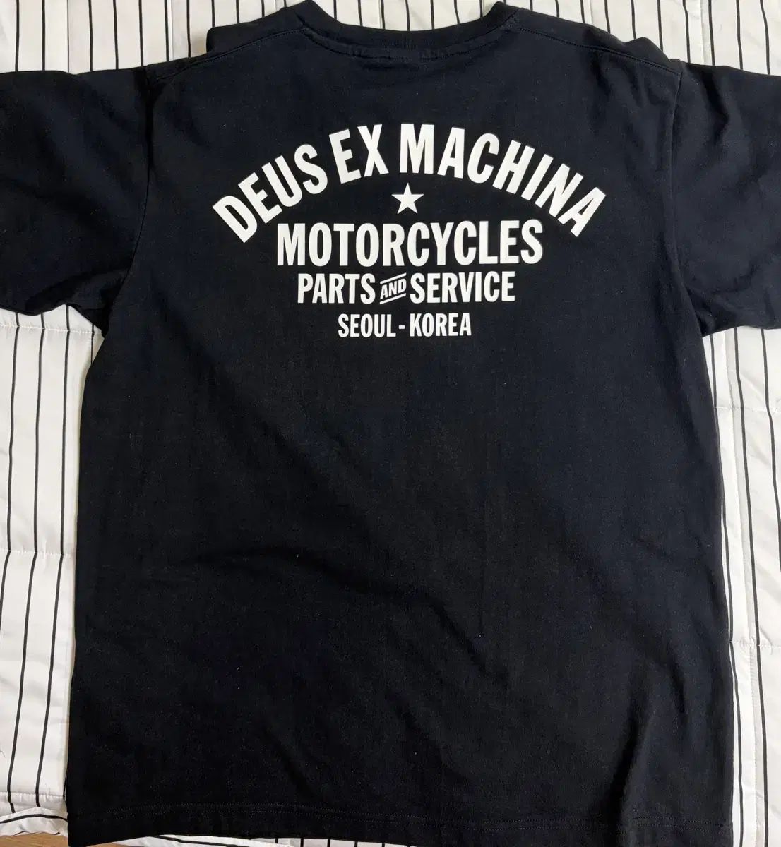 DEUS EX MACHINA ソウル 半袖 ブラック L