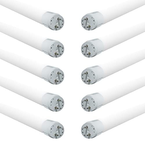 LED蛍光灯 40w形 グロー 式工事不要 120cm 2500lm 直管 6500K 85V-265V 昼光色 320°led蛍光灯 新開発広配光 広角度照射 高輝度SMDチップ ポリカー PL保険 ランプ 10本「A-D-PKFTx10」Ju