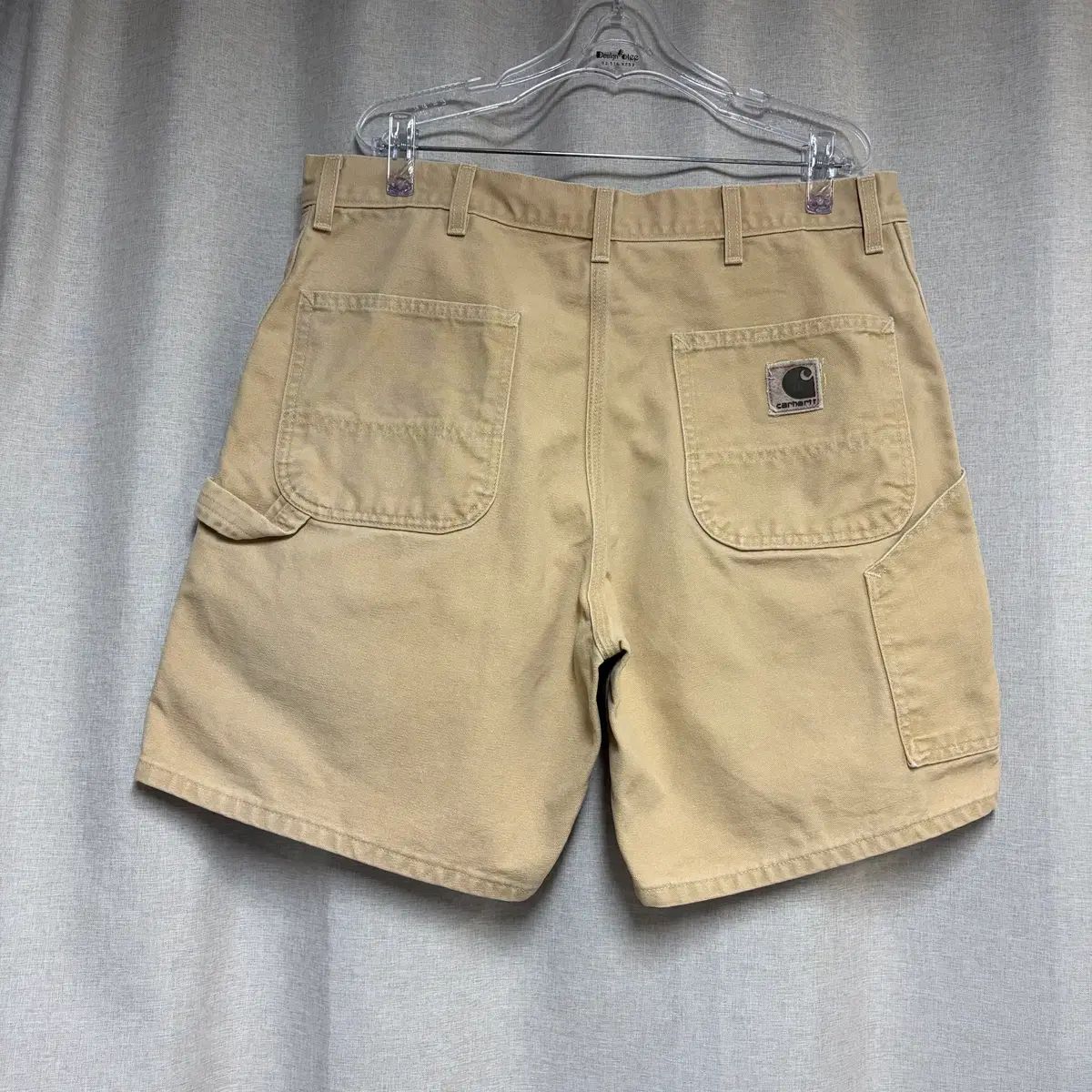 カーハート カーペンター ショーツ ベージュ ウォーク ハーフパンツ W35