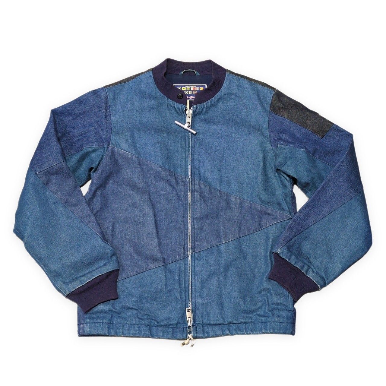 N.HOOLYWOOD エヌハリウッド MIGHTY-MAC マイティーマック デニムブルゾン パッチワーク ジャケット JKT ブルー メンズ 7,546円