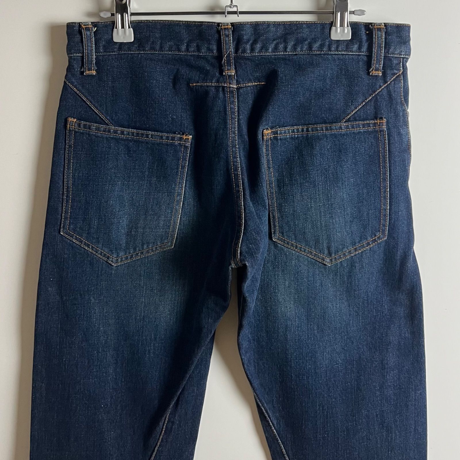 SHELLAC 00s y2k archive BANANA slim denim pants 46 M シェラック
