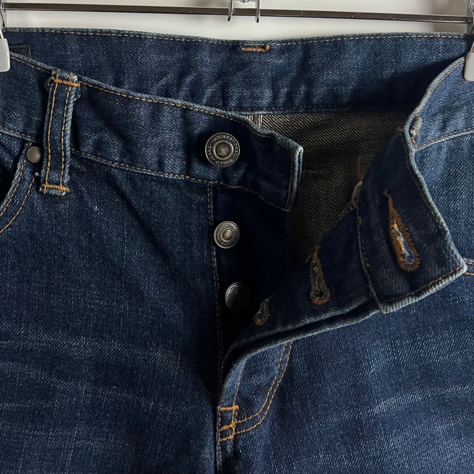 SHELLAC 00s y2k archive BANANA slim denim pants 46 M シェラック