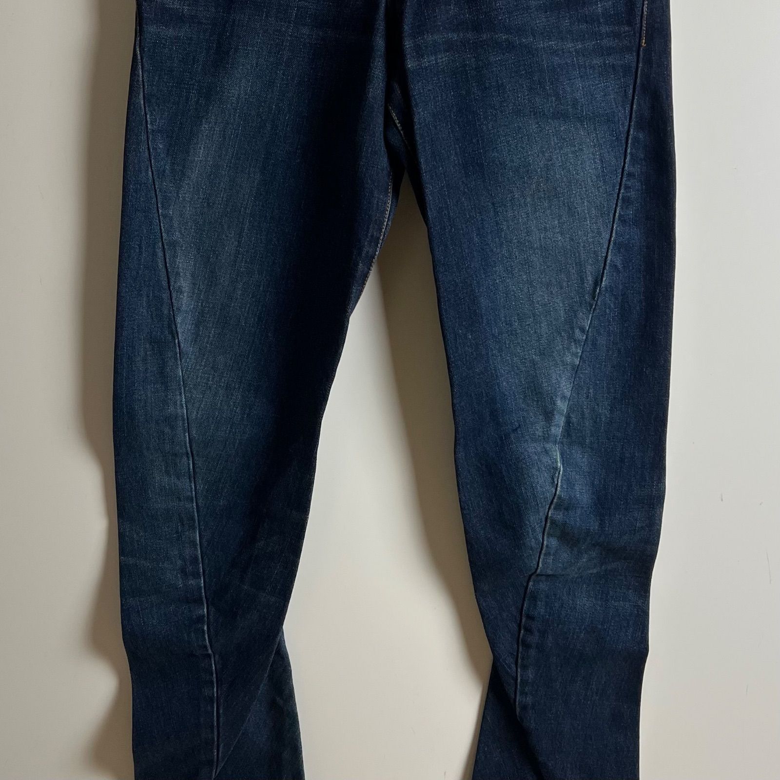 SHELLAC 00s y2k archive BANANA slim denim pants 46 M シェラック