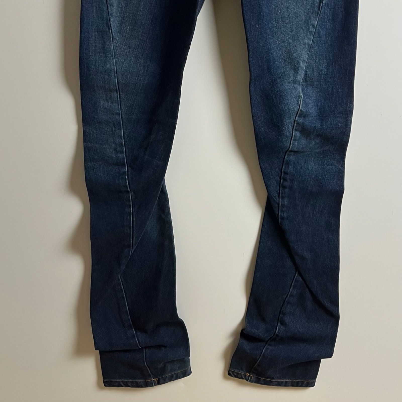 SHELLAC 00s y2k archive BANANA slim denim pants 46 M シェラック