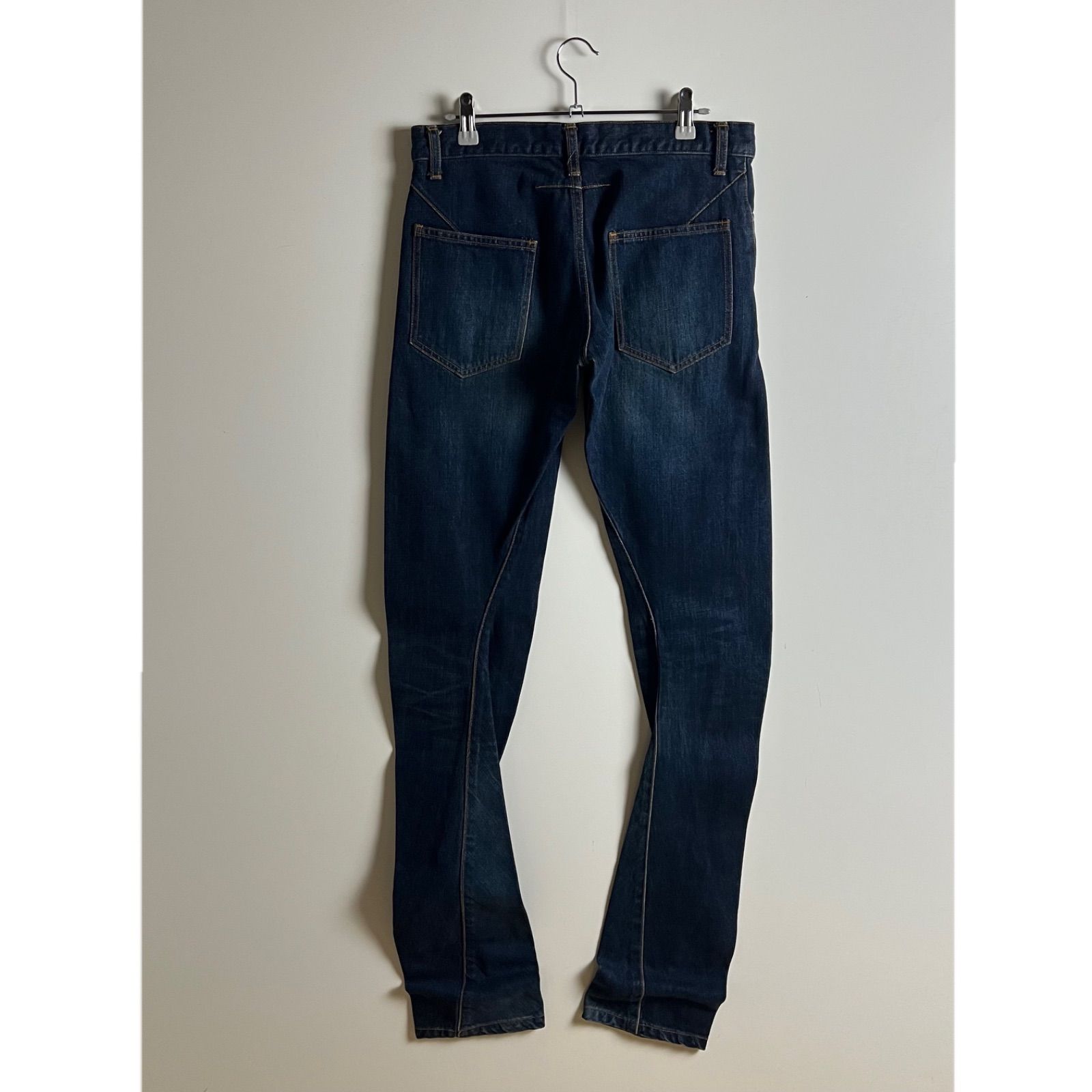 SHELLAC 00s y2k archive BANANA slim denim pants 46 M シェラック