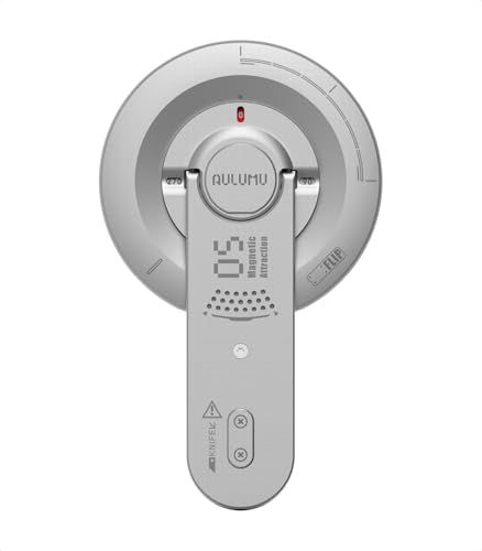 Aulumu G05 Air Magsafe リング【マグセーフ リング/スマホスタンド】360°回転式アルミ製・セラミックブレード内蔵 - iPhone 17/16/15/14/13/12シリーズ対応 - シルバーas 73a229bb