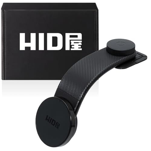 HID屋 スマホホルダー 車 マグネット 強力磁石 吸盤固定 360度回転 片手操作 MagSafe対応 車載スマホホルダー iPhone Android 工具不要as 9982bf6b