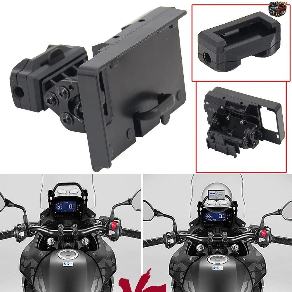 BMW R1200GS R1200GS ADVENTURE および YAMAHA 2023 新型ナビゲーションブラケット GPS サポート スマートフォンホルダープレートブラケッ