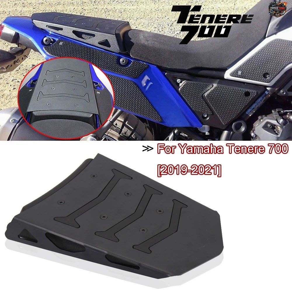 ヤマハ テネレ700用新型モーターサイクルフェアリングシートカウルブラックモノシートラック 2019-2021 2020