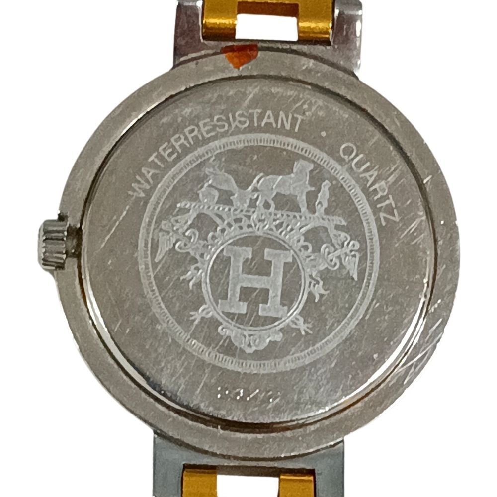HERMES エルメス クリッパー コンビ クォーツ レディース 腕時計 正規
