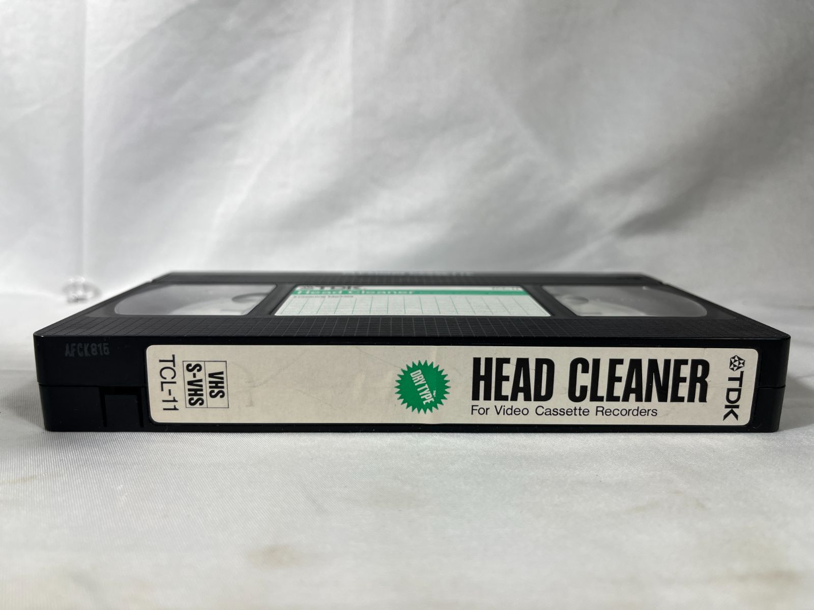 ジャンク品 TDK HEAD CLEANER 乾式 ビデオヘッドクリーナ VHS/S-VHS