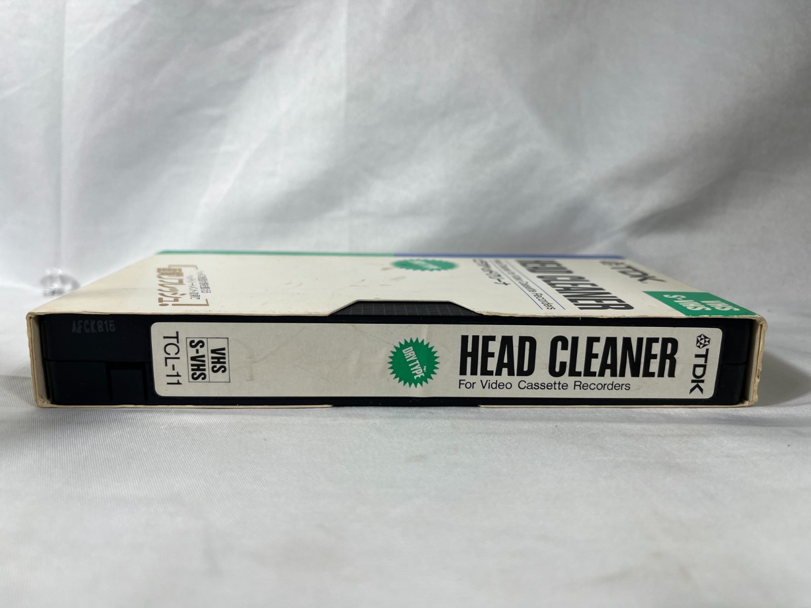 ジャンク品 TDK HEAD CLEANER 乾式 ビデオヘッドクリーナ VHS/S-VHS