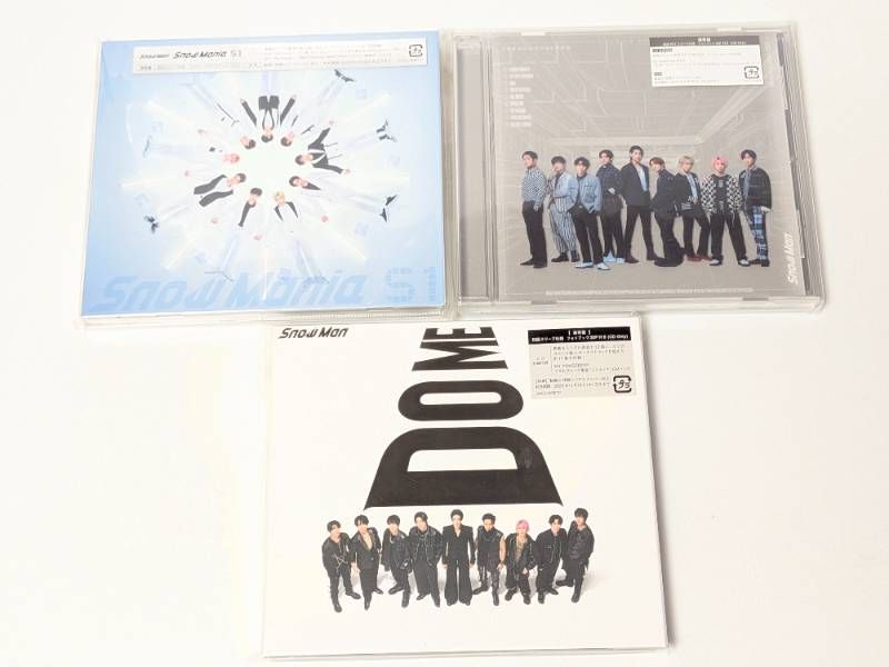 Man DVD Mania / Labo. / iDOME 初回盤3点 Snow Man 通常盤 アルバム 3点セット Snow Mania/Snow Labo/i DO ME