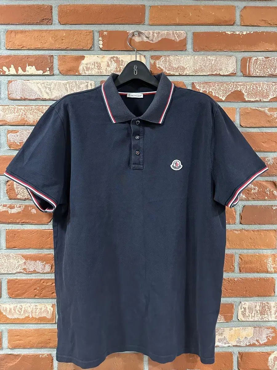 モンクレール ネイビー カラーTシャツ