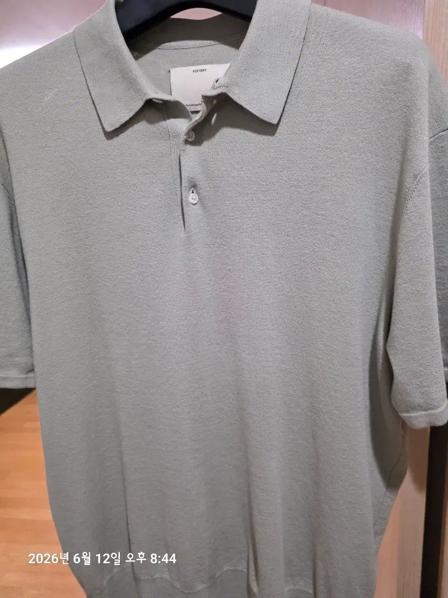 ポーター ポッタリー ニット 半袖 カラーTシャツ ライトグリーン