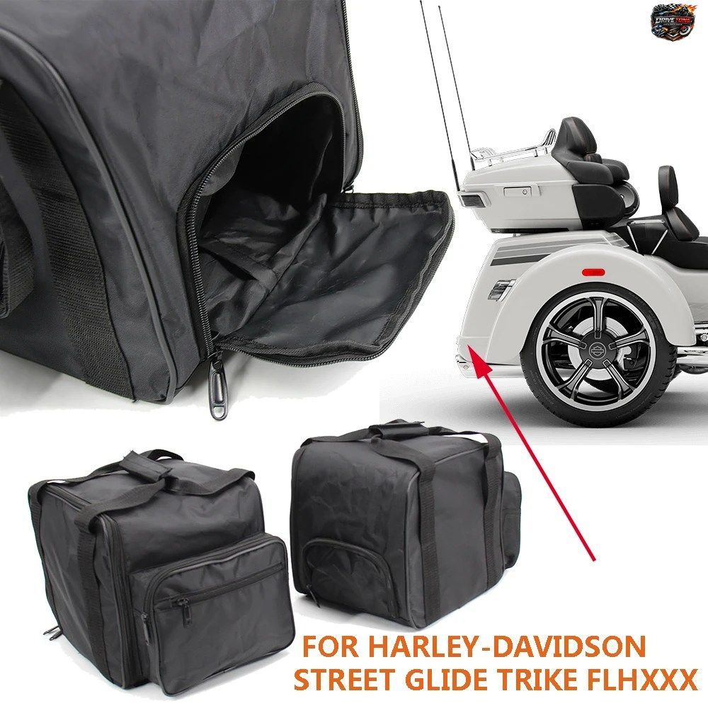 ハーレーダビッドソン ストリートグライド トライク FLHXXX 2010 2011 用 新型モーターサイクル ラゲッジ ストレージ バッグ サイドボック