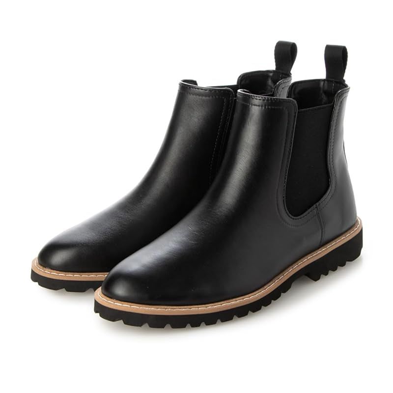 【新品】 [イング（シューズ）] 【WEB限定】【レイン対応】サイドゴアレインブーツ ブラック S(22.5)