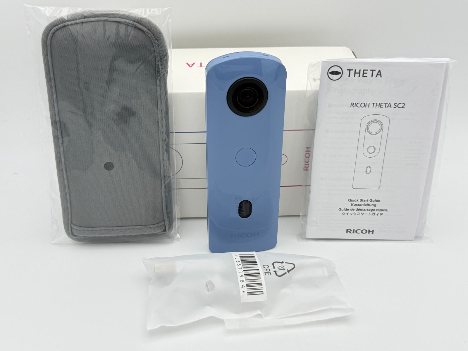 【美品】RICOH THETA SC2 ブルー リコー シータ 360度カメラ R03030