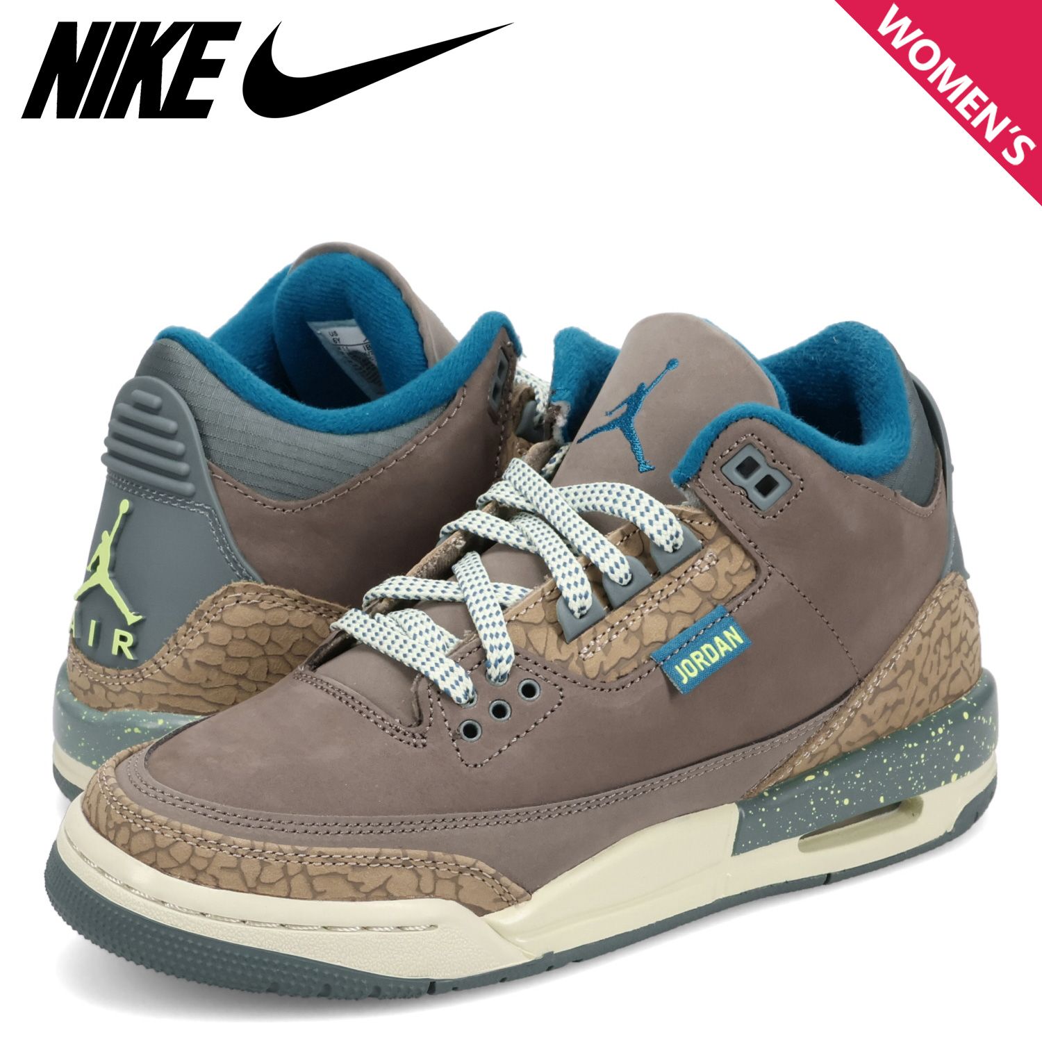 【土日限定10％OFFセール開催中！】 ナイキ NIKE エアジョーダン3 レトロ スニーカー レディース AIR JORDAN 3 RETORO GS IB7066-001