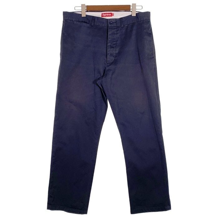 Supreme チノパン ネイビー サイズ34 SUPREME シュプリーム Chino Pant チノパンツ ネイビー Size 34 - メルカリ
