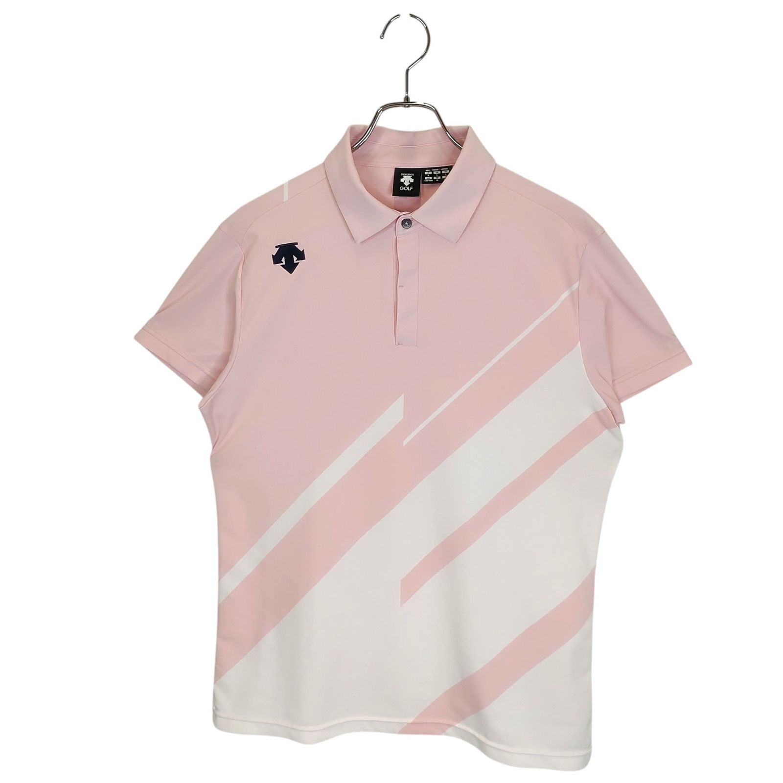 DESCENTE GOLF デサントゴルフ 半袖 ポロシャツ DGMPJA000P L ピンク