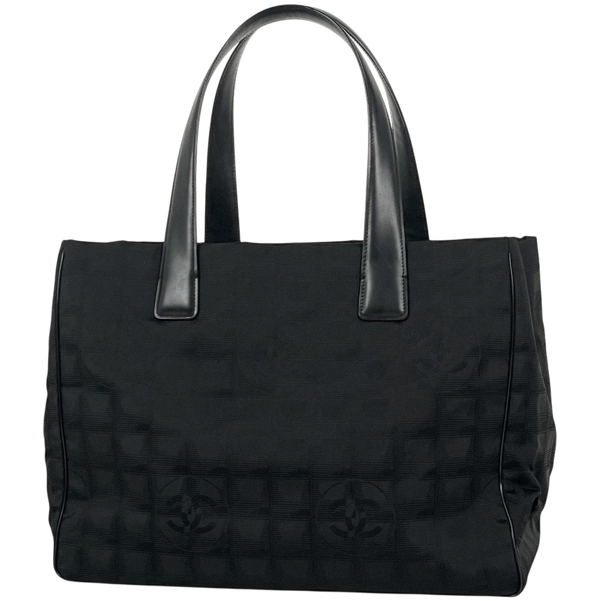 シャネル CHANEL ニュートラベルライン トートMM ココマーク ナイロン