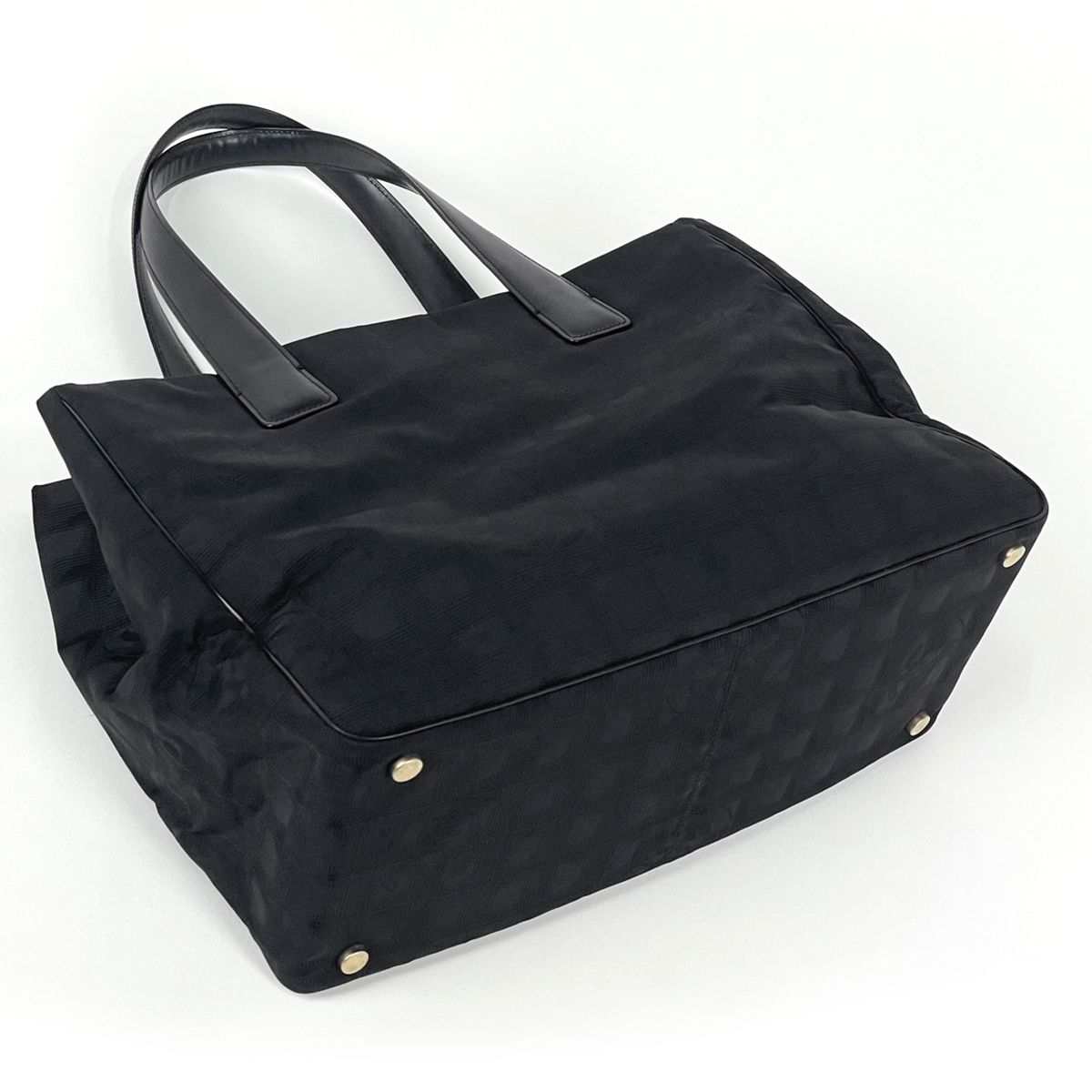 シャネル CHANEL ニュートラベルライン トートMM ココマーク ナイロン
