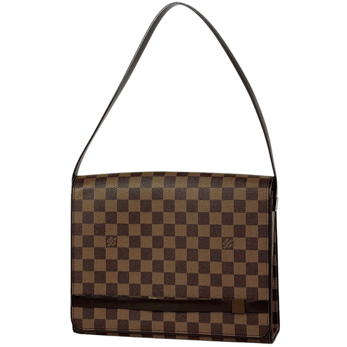 【ジャンク品】ルイ・ヴィトン Louis Vuitton トライベッカ カレ ショルダーバッグ ダミエ ブラウン N51161 レディース 【中古】