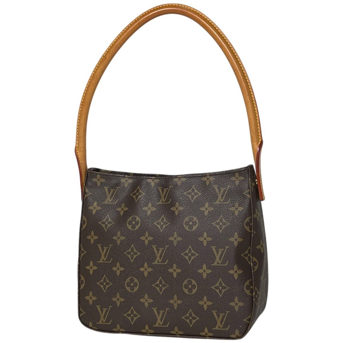 ルイ・ヴィトン Louis Vuitton ルーピングMM ショルダーバッグ モノグラム ブラウン M51146 レディース 【中古】