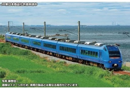 【新品】鉄道模型 1/150 E653系1000番代いなほ(瑠璃色・クーラーカバー交換後) 7両編成セット(動力付き) [31762]