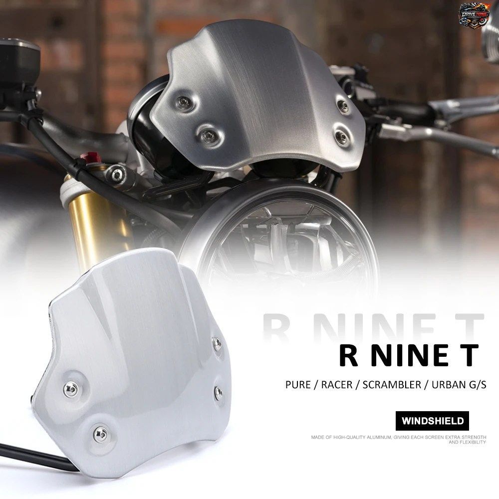 BMW R9T RNINET R NINET R NINET SCRAMBLER RACER PURE RNINET URBAN G/S 用新型ウインドスクリーン ウインドシールド スクリーンプロテク