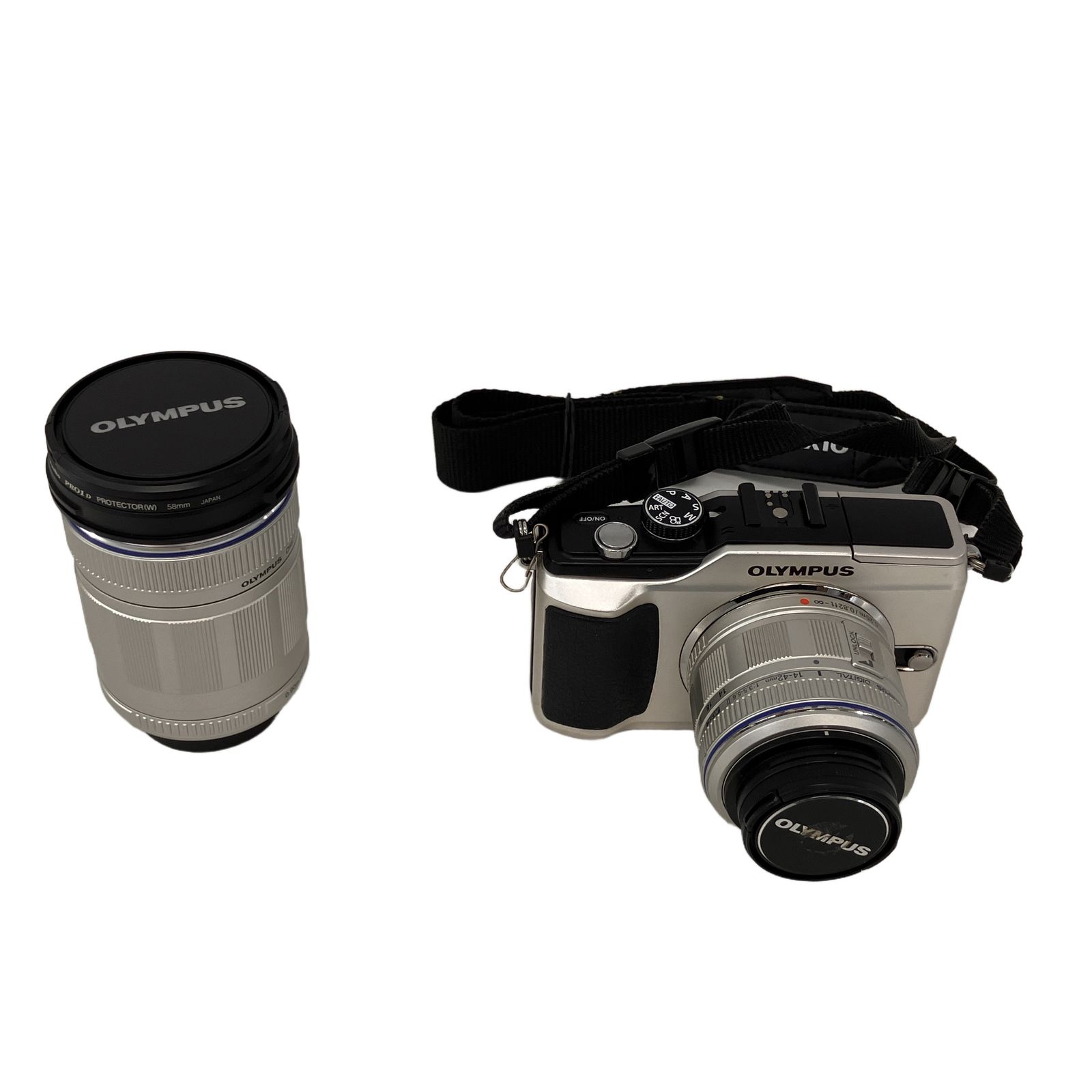 OLYMPUS E-PL1 14-42mm 40-150mm ダブルズームキット オリンパス カメラ 中古 訳あり Z11345304 16,660円