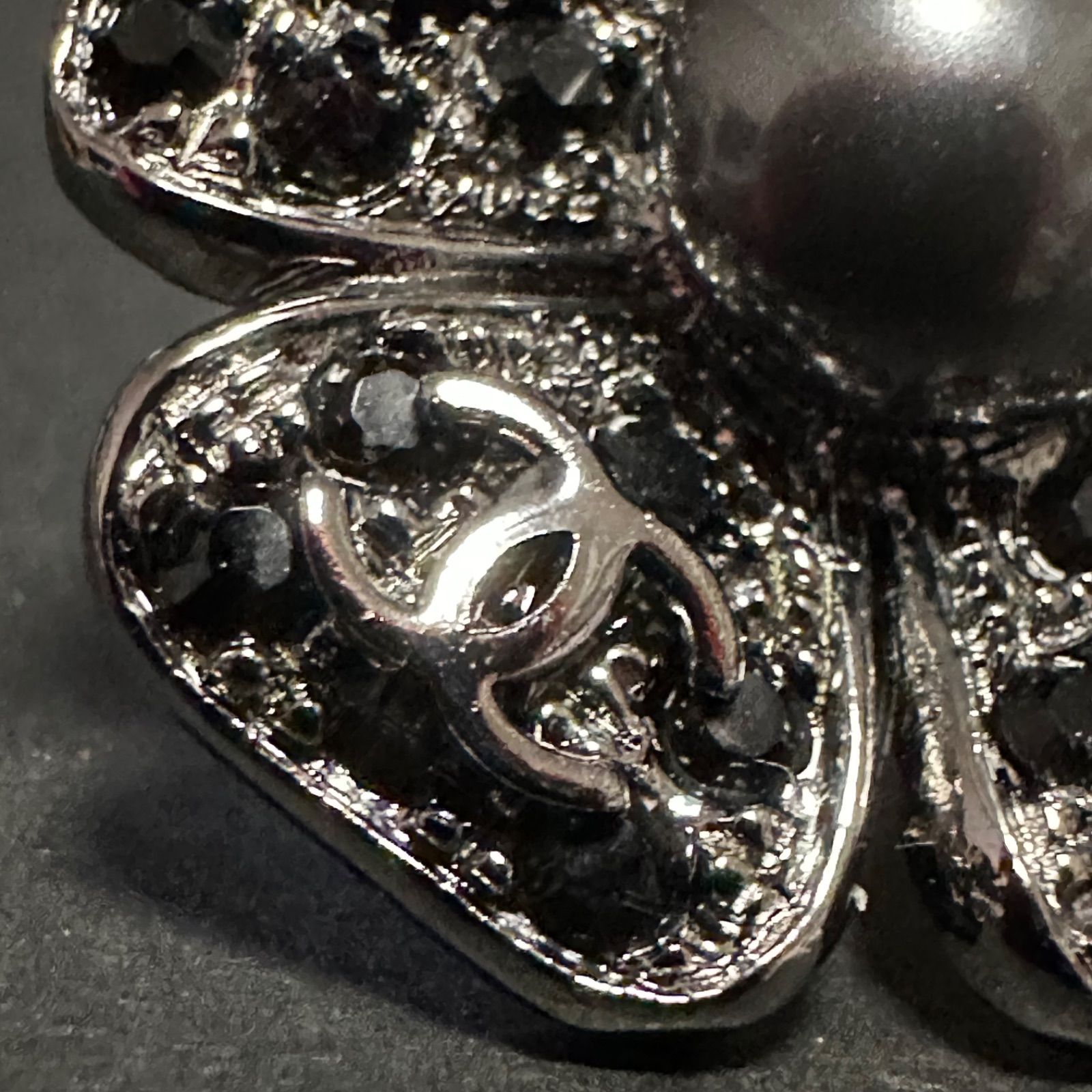 極美品 シャネル CHANEL ココマーク ブローチ ピンブローチ ピンバッジ