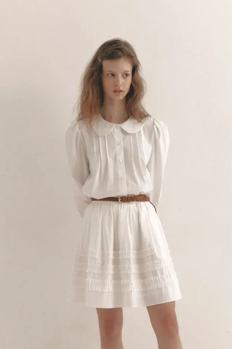 フローム April Skirt Mini アイボリー xs