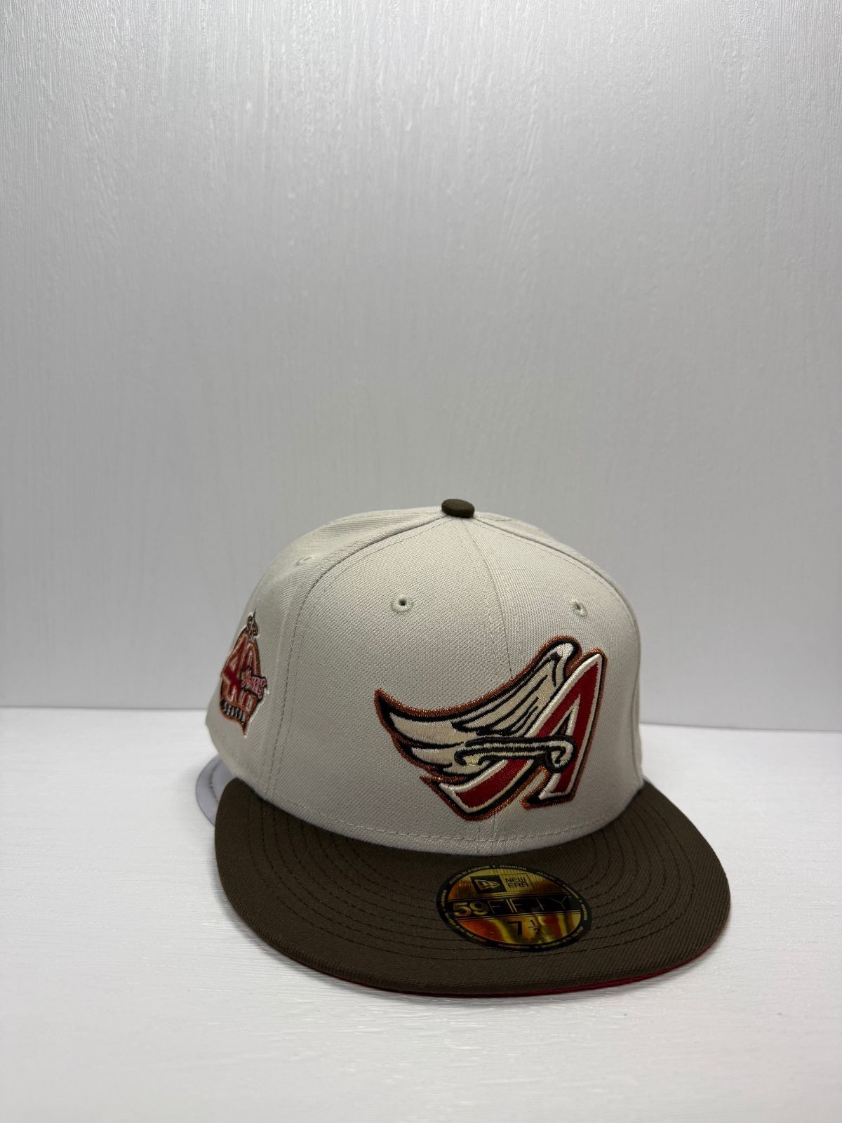 ニューエラ ロサンゼルスエンゼルス 40thアニバーサリー 59fifty フィッティドキャップ ツートンカラー