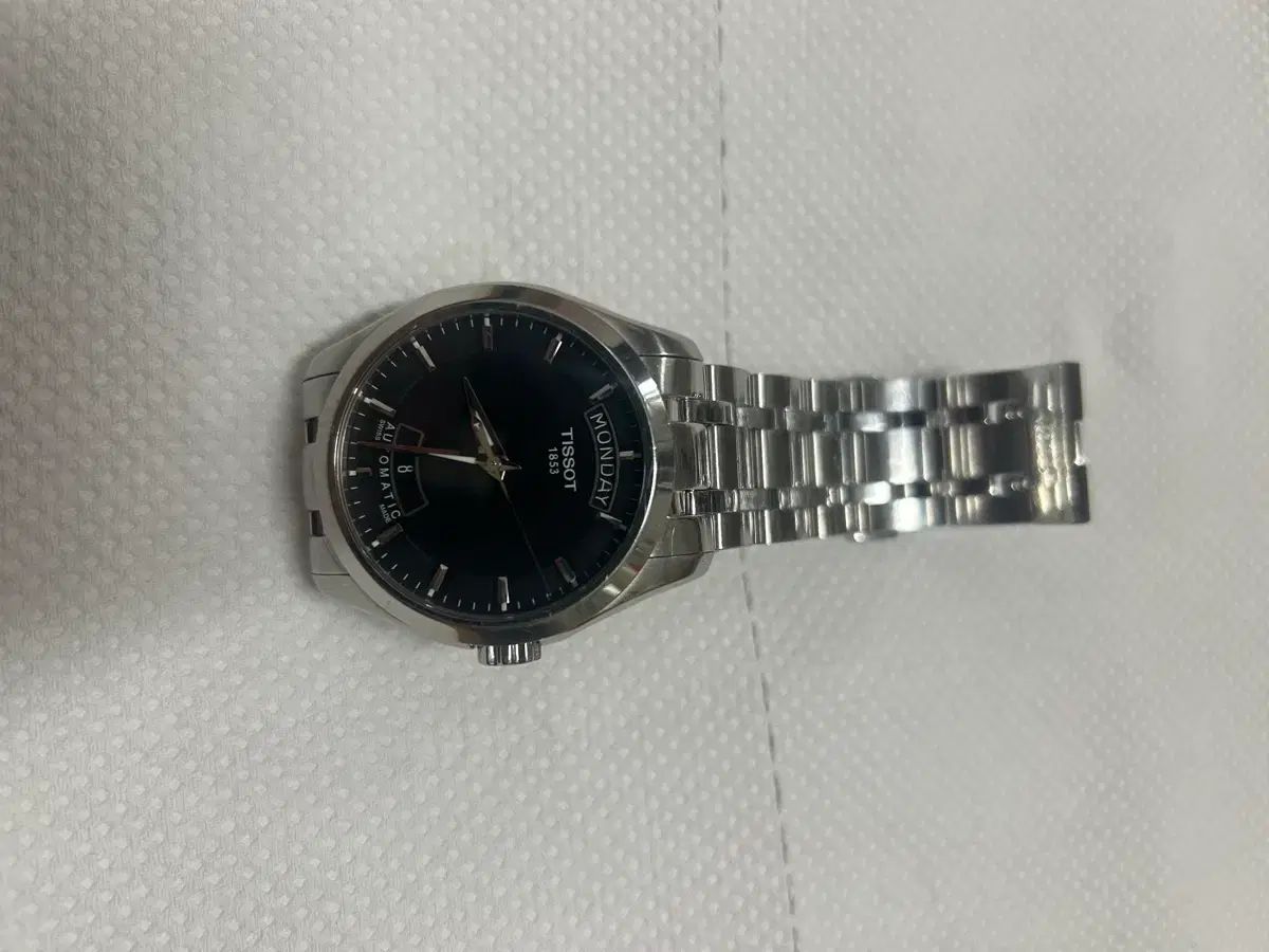 TISSOT ティソ メンズ Tシャツ オートマチック ブラック 39mm