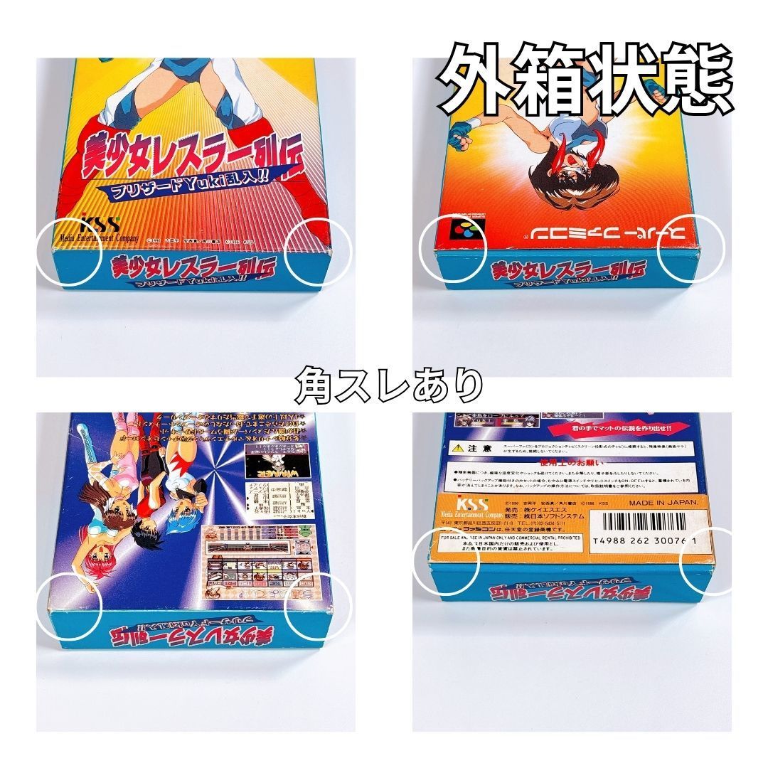 美品 美少女レスラー列伝 ブリザードYuki乱入 SFC スーパーファミコン