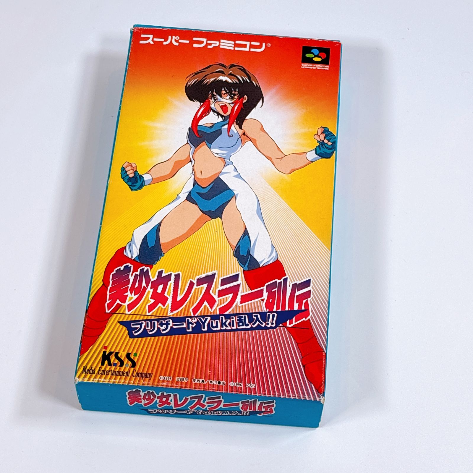 限定　箱　他の人は絶対触らないですださい。 美品 美少女レスラー列伝 ブリザードYuki乱入 SFC スーパーファミコン