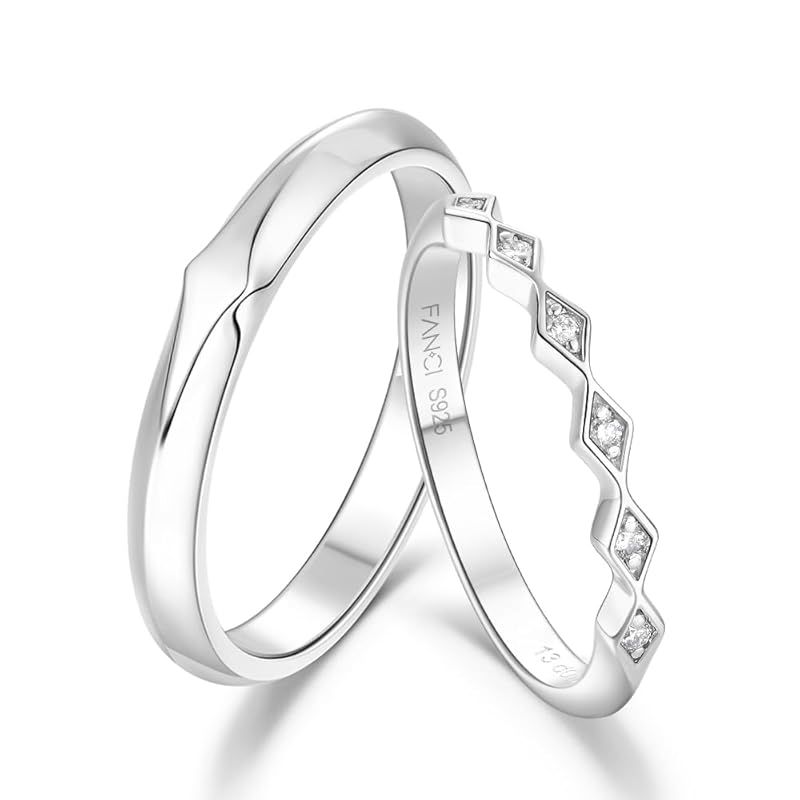 【新品】 [FANCIME] ダイヤモンド リング レディース メンズ「Star Light」ラボグロウン ダイヤ 6石 0.3ct (DEF/VS) 女子用14号 男士用19号 指輪 結婚 プロポーズ 誕生日 記念日 ホワイトディー 母の日 プレゼント ギフ