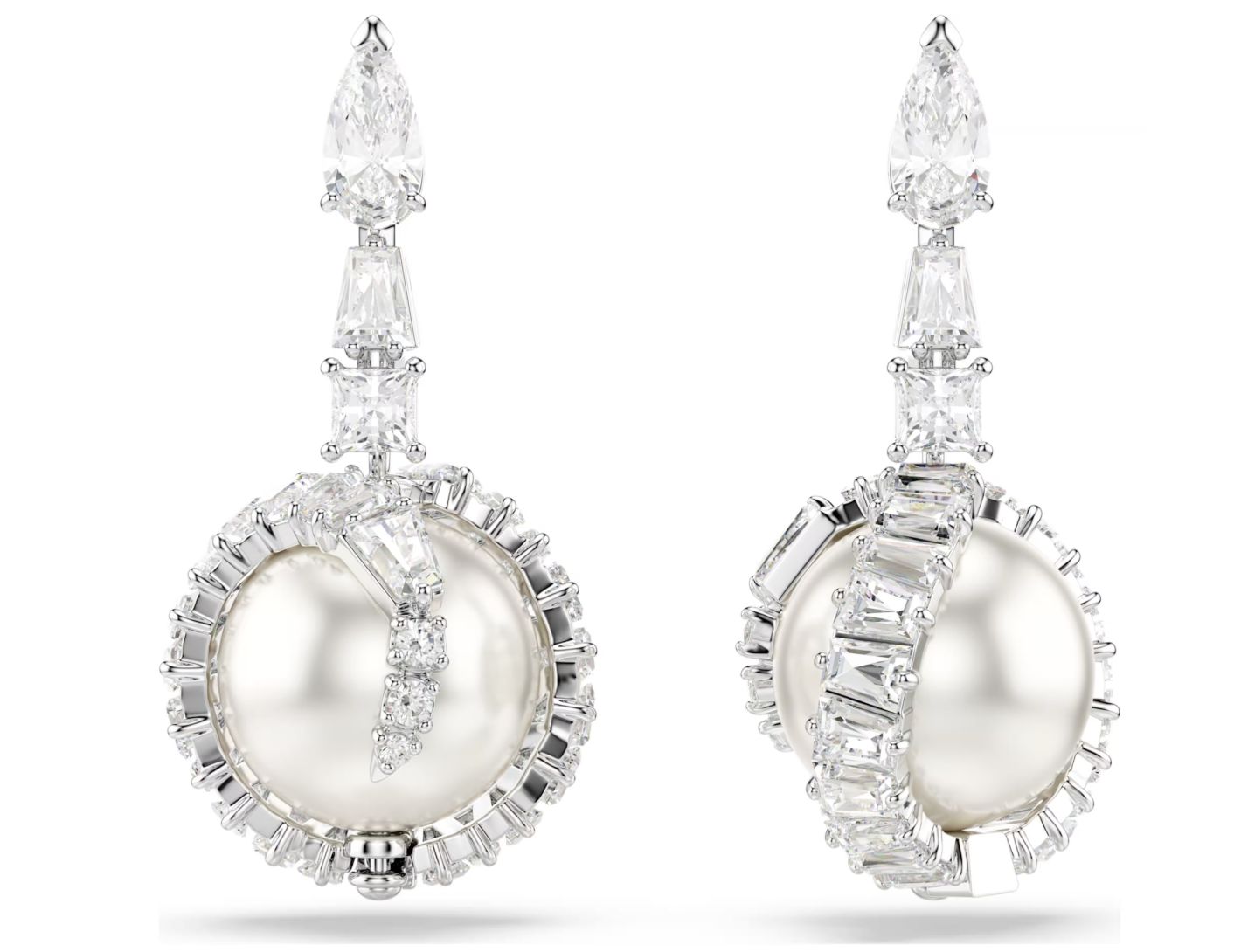 新品　スワロフスキー　Swarovski Snake ドロップピアス