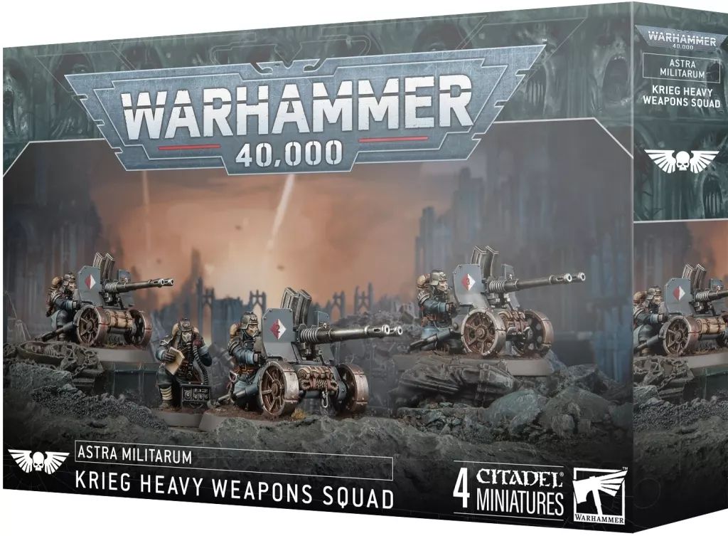 【中古】ミニチュアゲーム アストラ・ミリタルム： クリーグ・ヘヴィウェポン・スカッド 「ウォーハンマー40000」 (Astra Militarum： Krieg Heavy Weapons Squad) [47-73]