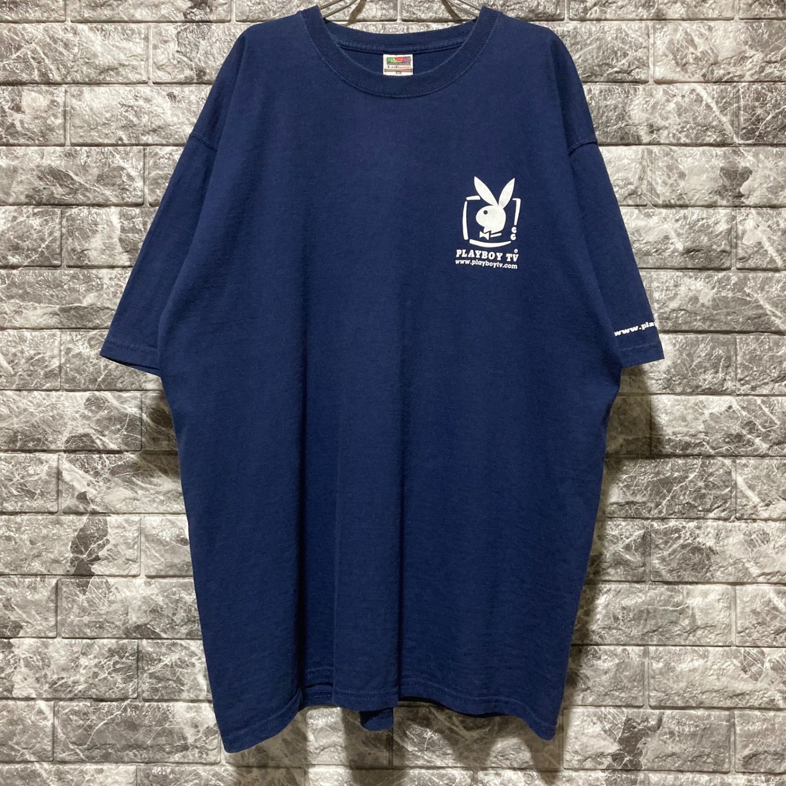PLAYBOY TV Tシャツ NAVY プレイボーイ XL ヴィンテージ