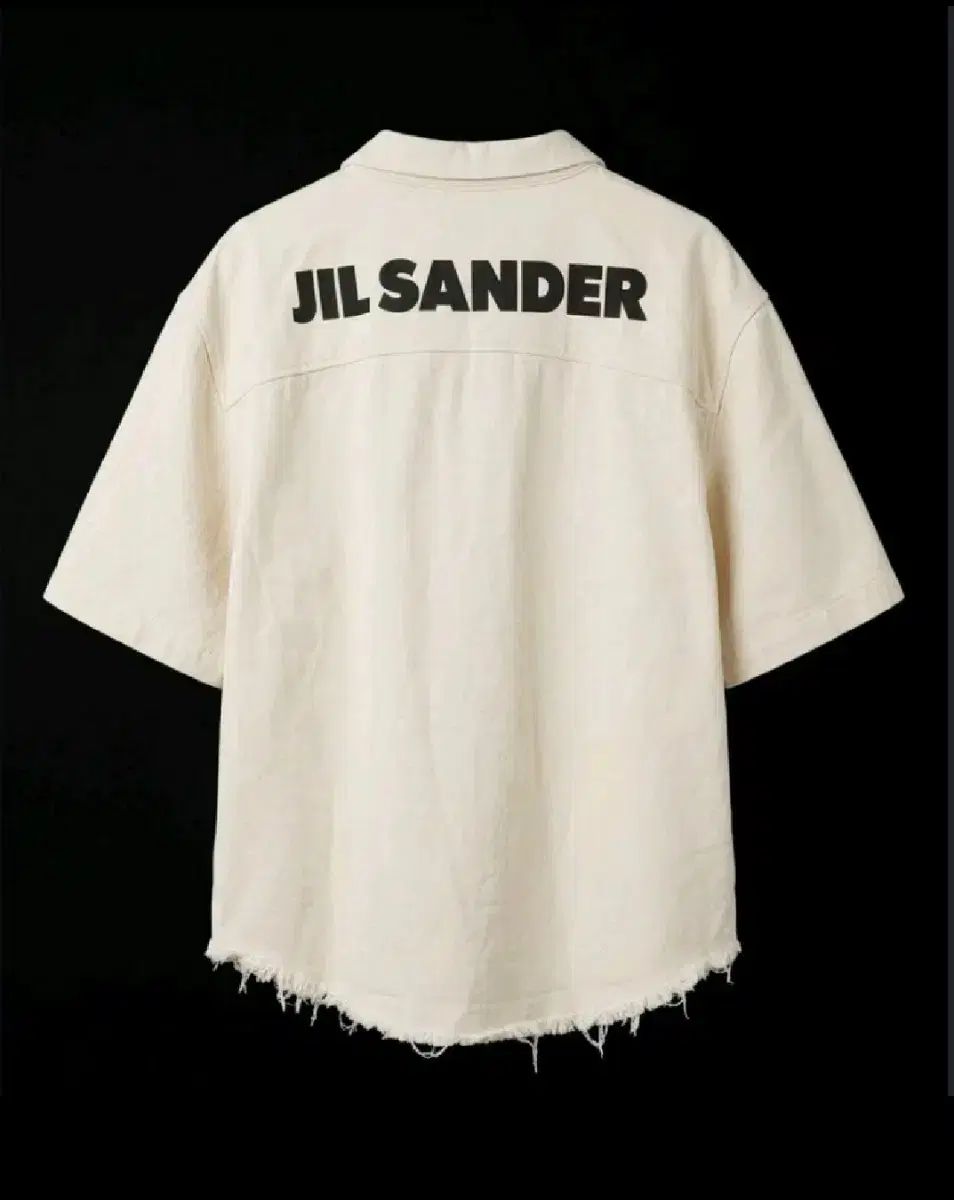 M/実寸110-115 Jil Sander (正規品) オーバーサイズ 半袖 デニム シャツ