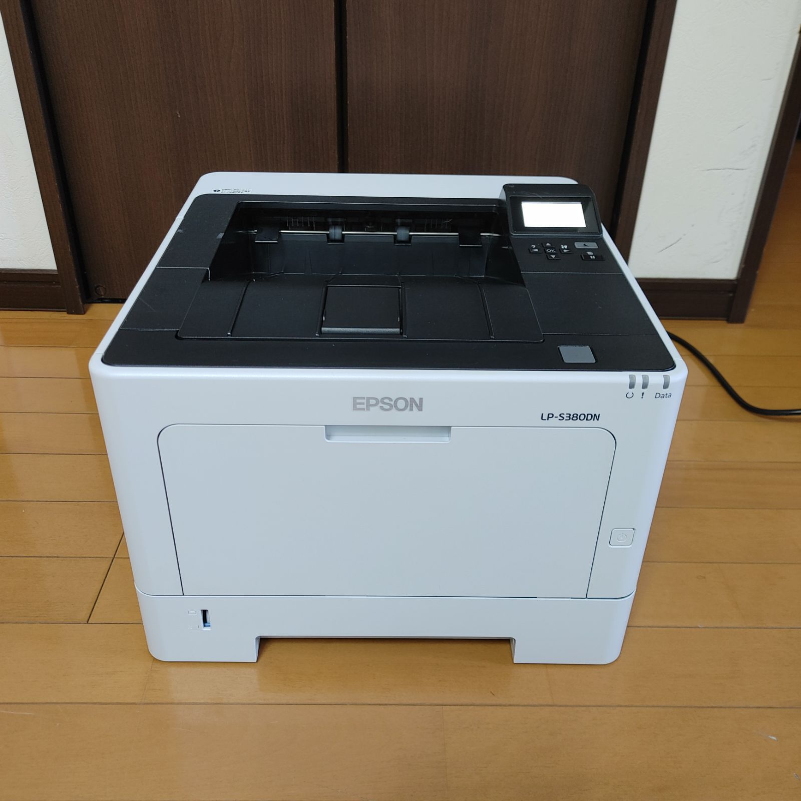​【通電確認済】EPSON A4モノクロレーザープリンター LP-S380DN エプソン ページプリンター 高速印刷 両面印刷 ネットワーク対応 事務 店舗 オフィス用品 送料無料