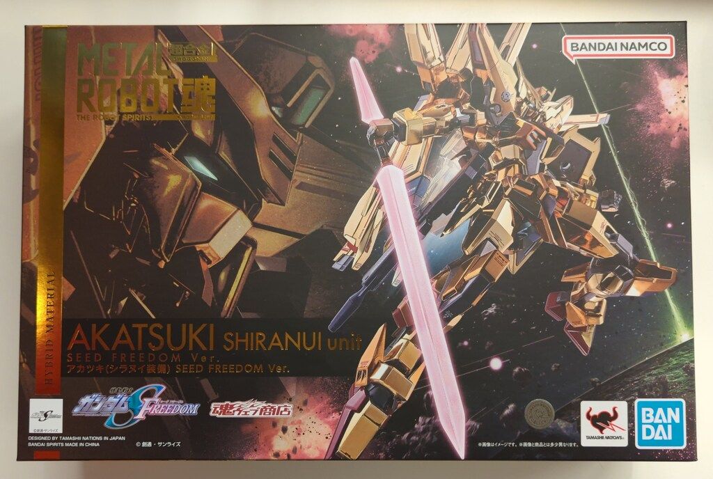 BANDAI SPIRITS METAL ROBOT魂 機動戦士ガンダムSEED DESTINY アカツキ（シラヌイ装備） SEED FREEDOMVer.