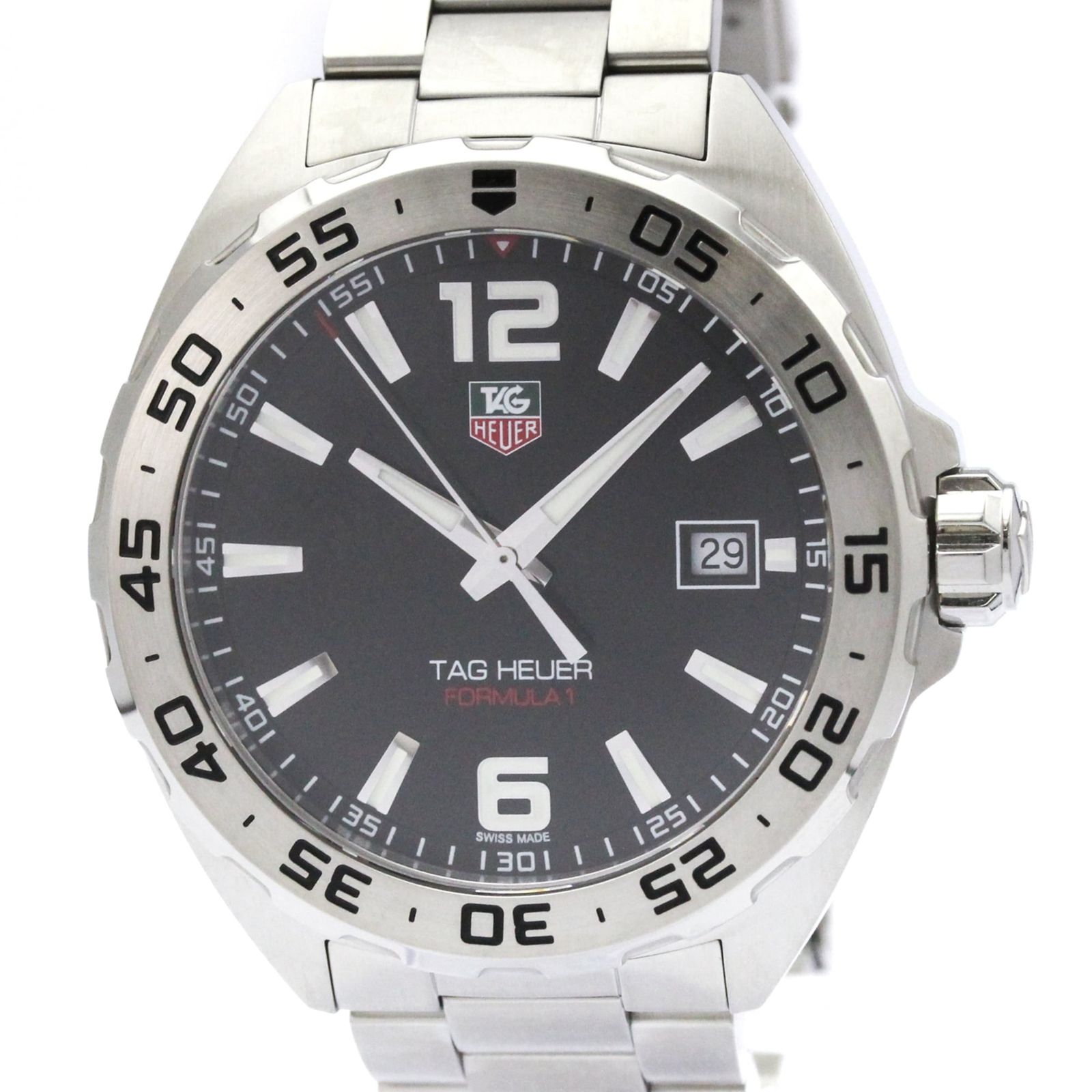 タグホイヤー (TAG HEUER) フォーミュラ1 ステンレススチール クォーツ メンズ 時計 WAZ1112 (外装仕上げ済み)