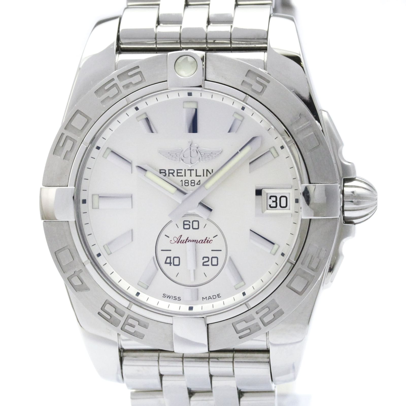 ブライトリング (BREITLING) ギャラクティック 36 ステンレススチール 自動巻き メンズ 時計 A37330 (外装仕上げ済み)