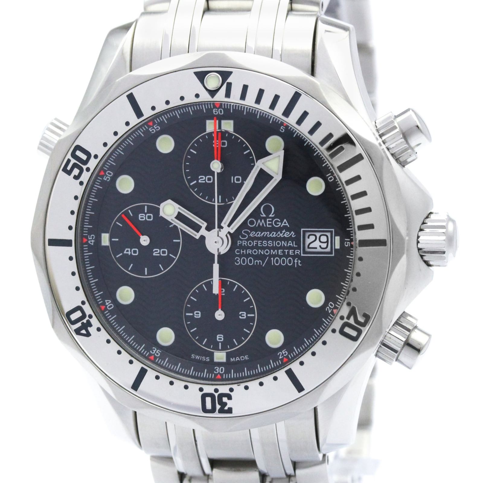 オメガ (OMEGA) シーマスター プロフェッショナル 300M クロノグラフ ステンレススチール 自動巻き メンズ 時計 2598.80 (外装仕上げ済み) 184,900円