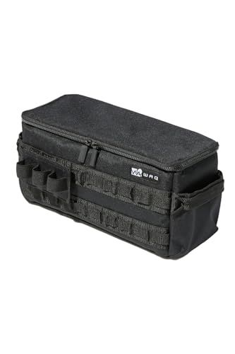 WAQ SIDE GEAR BOX サイドギアボックス 収納ケース ペグケース クッキングツール 調味料ケース スリム アウトドア キャンプ ブラック e3b7b6fa
