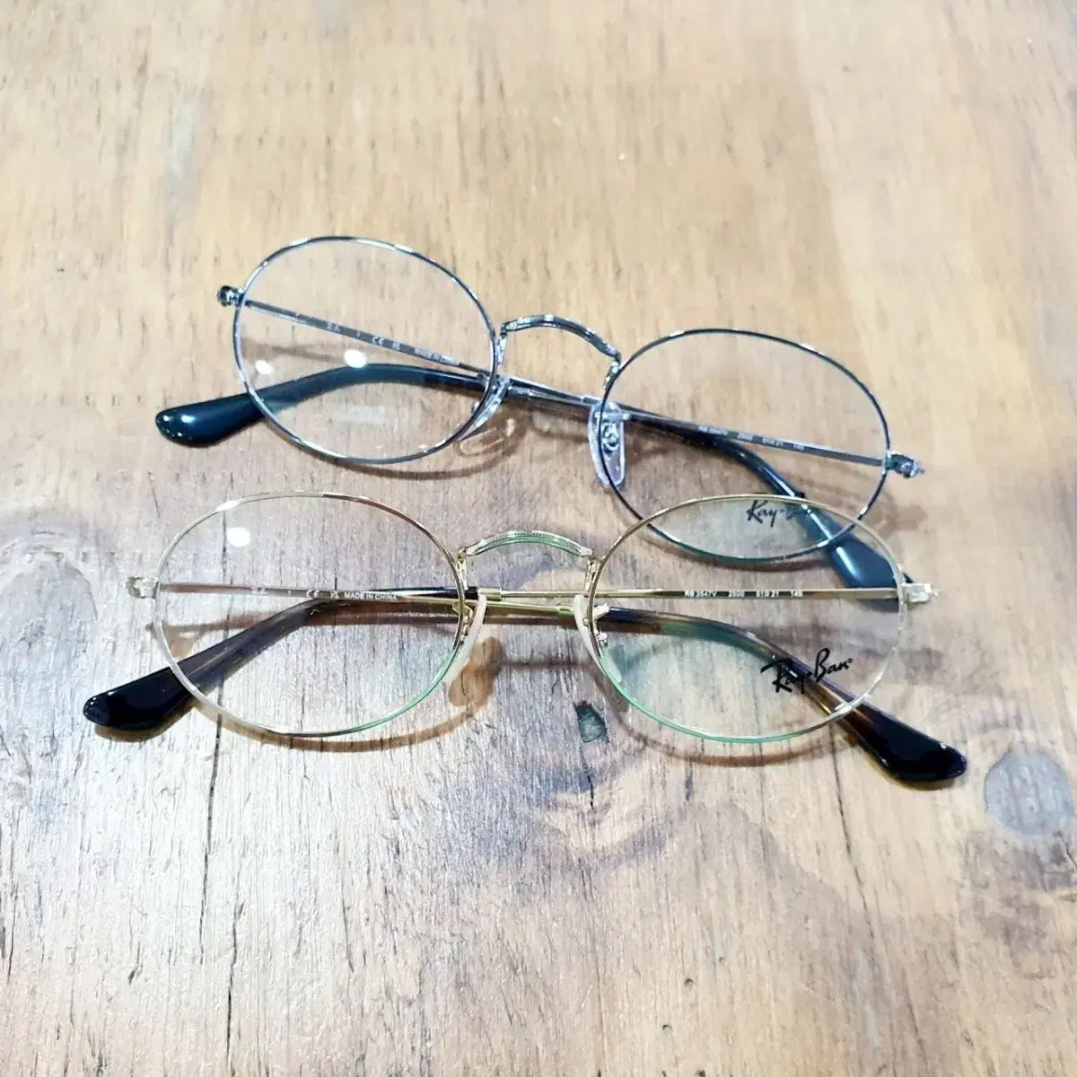 正規品 Ray-Ban(レイバン) メガネ RB3547V (51mm) オーヴァル ギークシック